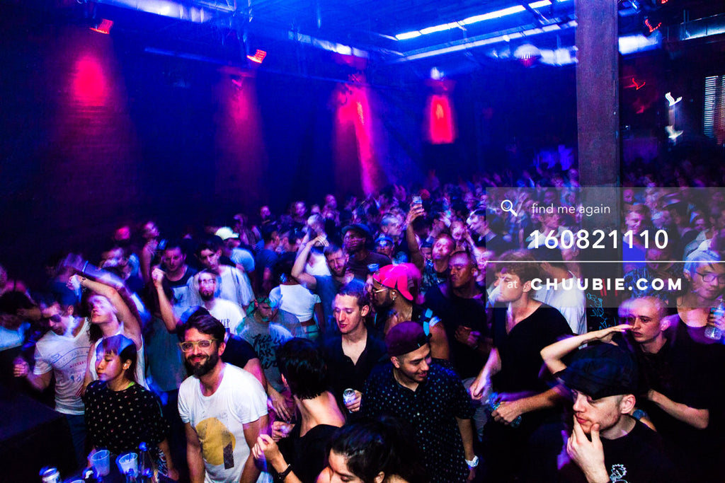 160821110 | 
Packed dance floor crowd with arms up in the air. Eye contact and smiles.
Electric Minds 10: Sub... | Team Chuubie