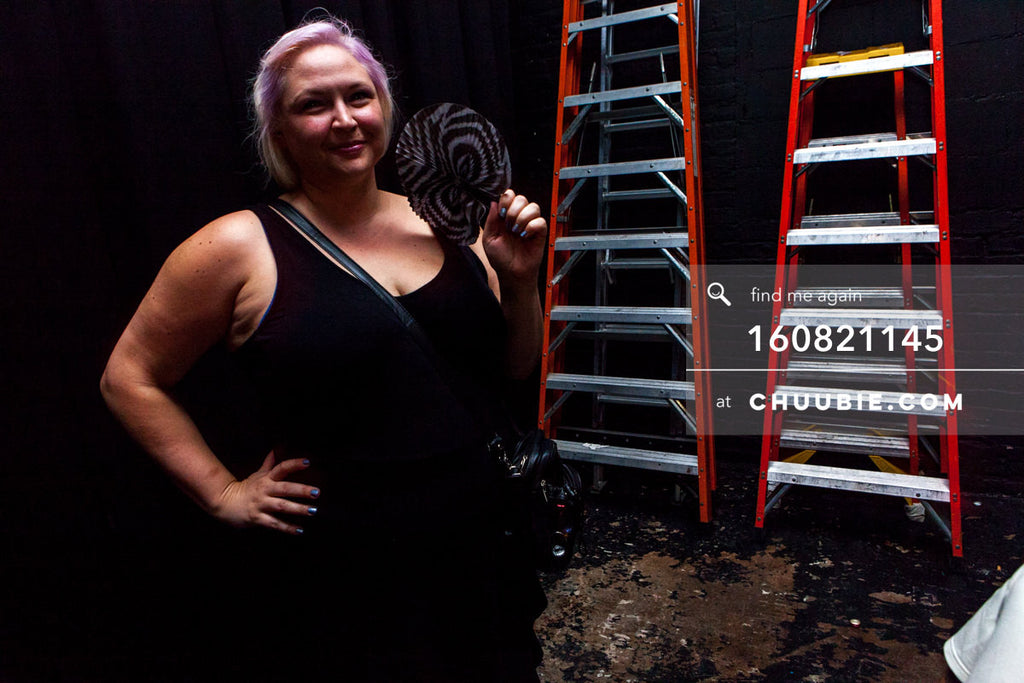 160821145 | 
Becky with the fan.
Electric Minds 10: Sublimate with Ben UFO and Joy Orbison at secret Brooklyn... | Team Chuubie