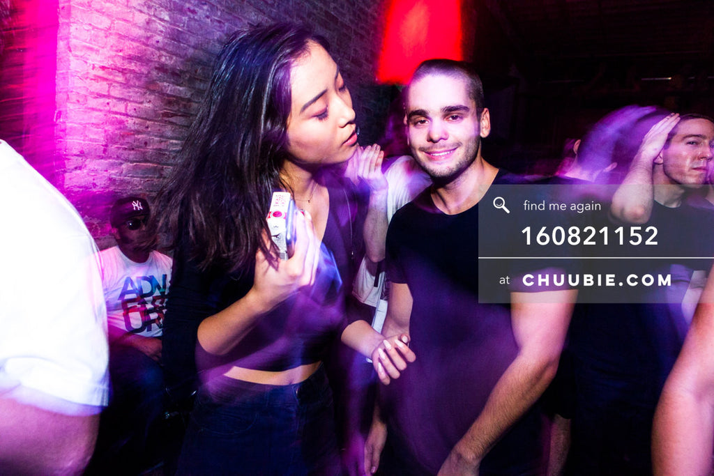 160821152 | 
Chic young couple dances.
Electric Minds 10: Sublimate with Ben UFO and Joy Orbison at secret Br... | Team Chuubie