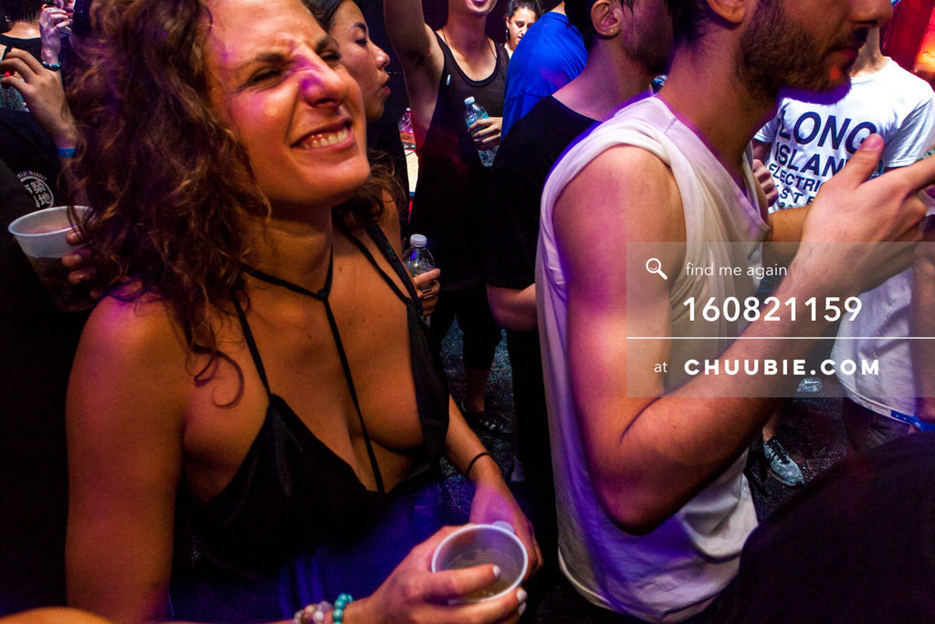 160821159 | 
Paige smiling and dancing to the music
Electric Minds 10: Sublimate with Ben UFO and Joy Orbison... | Team Chuubie