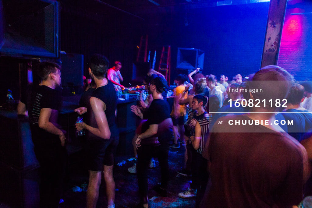 160821182 | 
Crowd in blue indigo light
Electric Minds 10: Sublimate with Ben UFO and Joy Orbison at secret B... | Team Chuubie