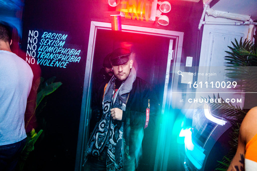 161110029 | The Ruffhouse Master makes a suave entrance. Bryan Beretta at Bossa. (No Racism. No Sexism. No Ho... | Team Chuubie