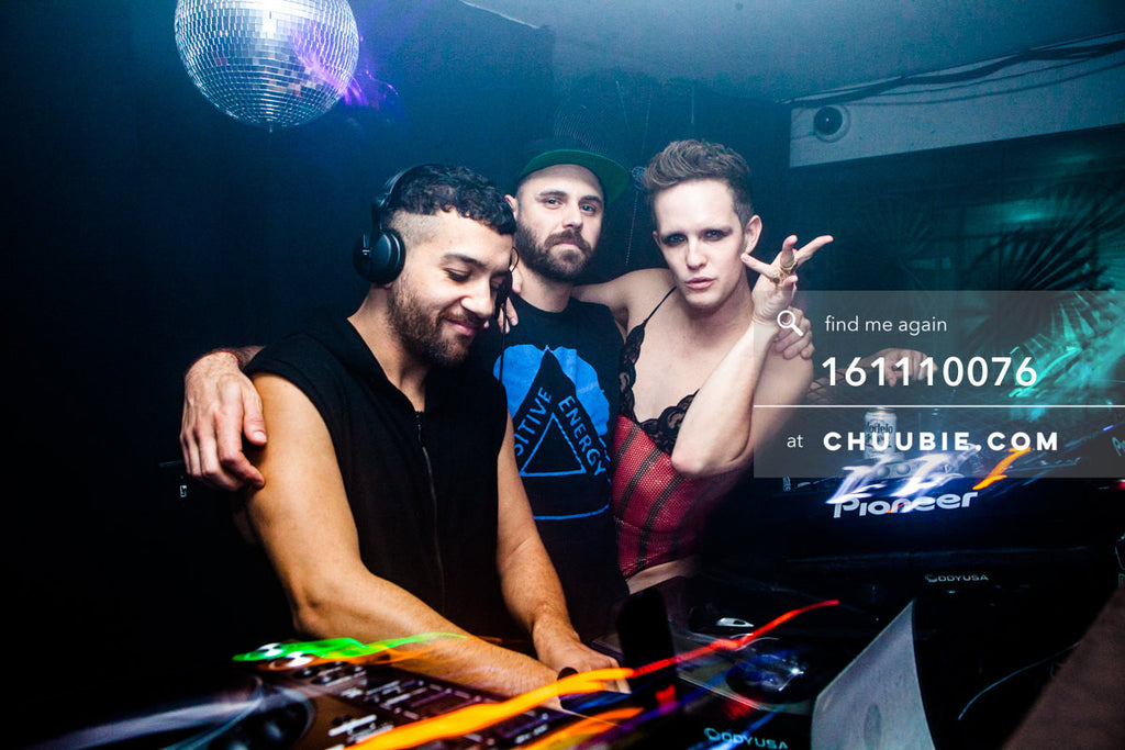 161110076 | All smiles. Presenting your resident DJs Butched with host Tyler Ashley. 
— at BROMO 1 Year Anniv... | Team Chuubie