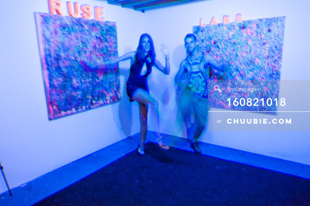160821018 | 
The Ruse Labs experiential room, fully equipped with art to view through (augmented reality) hea... | Team Chuubie