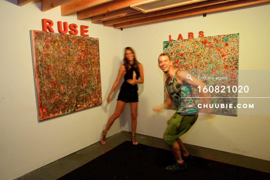 160821020 | 
The Ruse Labs experiential room, fully equipped with art to view through (augmented reality) hea... | Team Chuubie