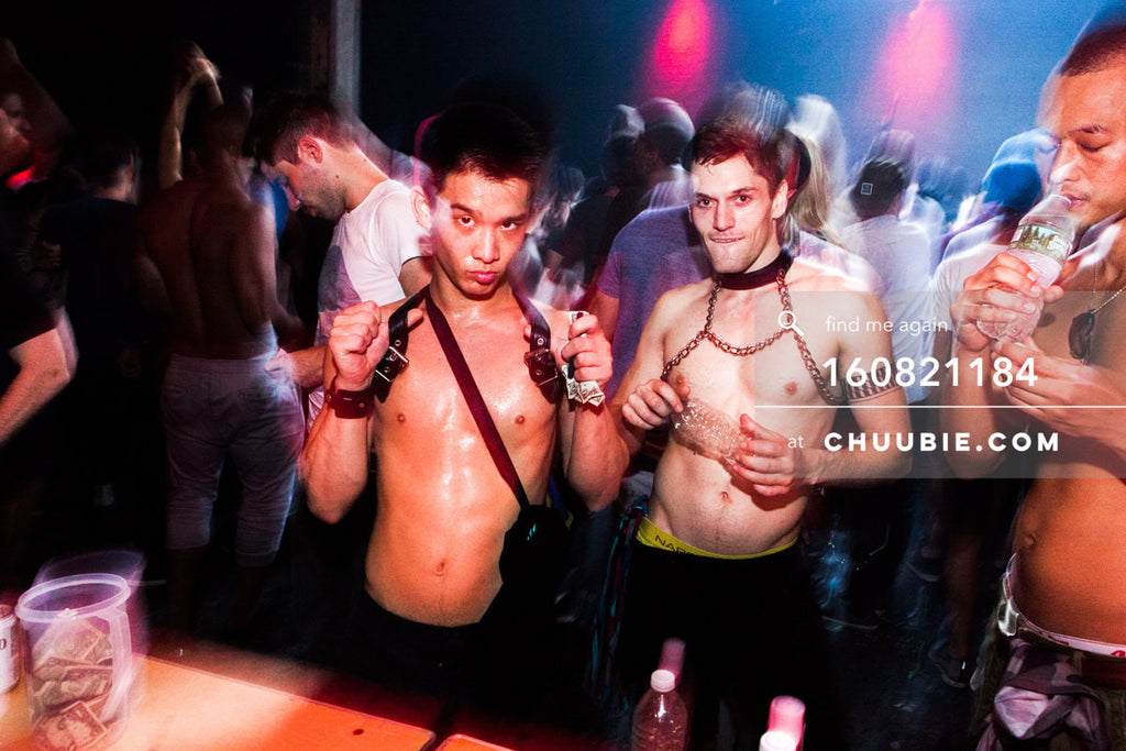160821184 | 
Techno Queers NY representing us in leather harnesses.
Electric Minds 10: Sublimate with Ben UFO... | Team Chuubie