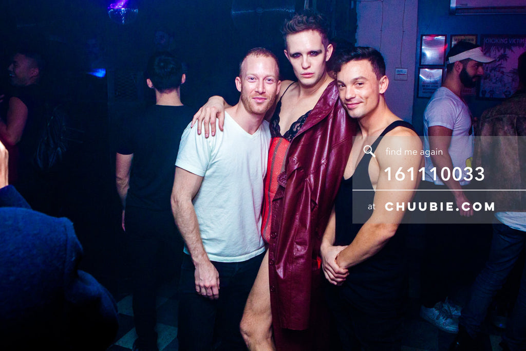 161110033 | Major cuties Lucas Blair, Tyler Ashley and Alessio of Techno Queers NY
— at BROMO 1 Year Annivers... | Team Chuubie
