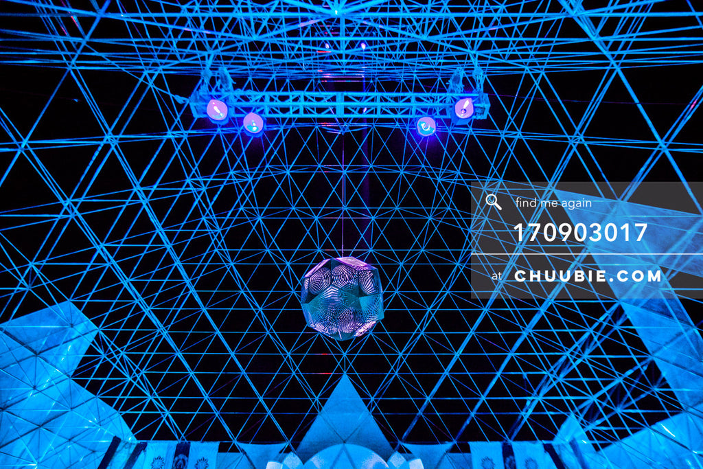 170903017 | 
The Pyramid (view from inside) at Burning Man 2017 was an enormous, geometric, soothing experien... | Team Chuubie