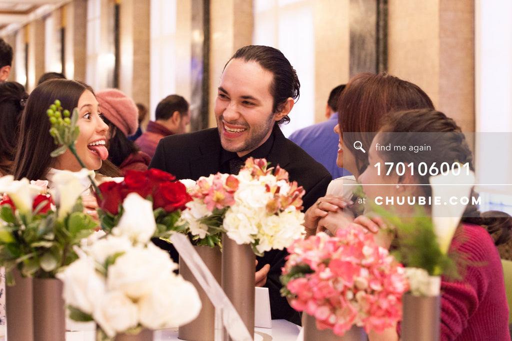 170106001 | Andres (Groom) with family and flowers
—Jenn & Andres' NYC City Hall Wedding. City Clerk's Of... | Team Chuubie