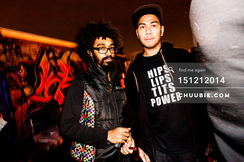 151212014 | Turtle Bugg & Mike Servito Brooklyn rooftop candid.
— Sublimate & Ruse Labs 2 Year Annive... | Team Chuubie