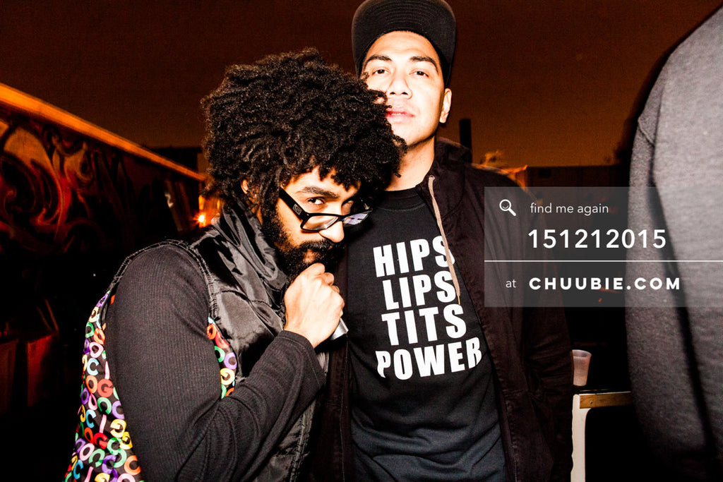 151212015 | Portrait of Turtle Bugg & Mike Servito Brooklyn rooftop candid.
— Sublimate & Ruse Labs 2... | Team Chuubie