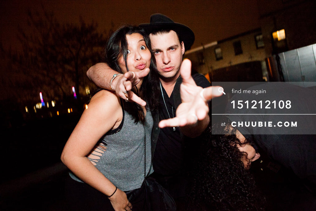 151212108 | 
Elisa Rojas, Tucker Hill (Dévotion) magic hands on Brooklyn rooftop. + Cristiano Moeda De Andrad... | Team Chuubie