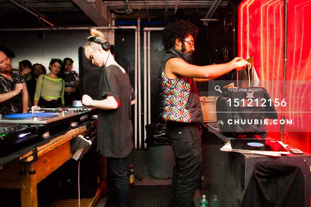 151212156 | 
Volvox & Turtle Bugg DJing B2B; red glow room at Brooklyn Warehouse rave!
— Sublimate & ... | Team Chuubie