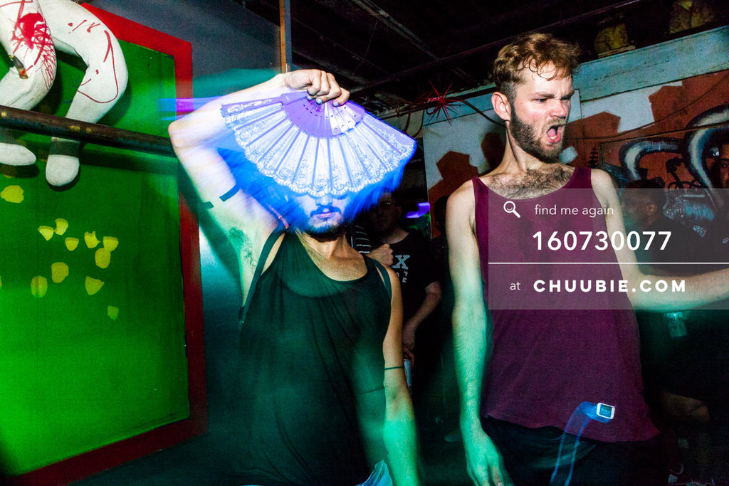 160730077 | Evan vogue fanning on the dance floor.
— Sublimate & Ruse Labs present: Mood ii Swing. Friday... | Team Chuubie