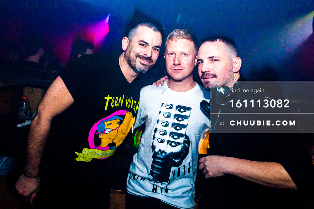 161113082 | Group shot of DJs Nita Aviance & Will Automagic (The Carry Nation) w/ Jonjo Jury.
— The Carry... | Team Chuubie